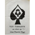Ten Thoughts on Close-Up by Patrick Page