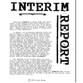 Interim Report by Karl Fulves