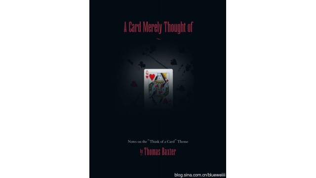 A Card Merely Thought Of by Thomas Baxter A Card Merely Thought Of by Thomas Baxter