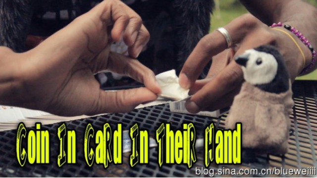 Coin In Card In Their Hand by Jibrizy Coin In Card In Their Hand by Jibrizy