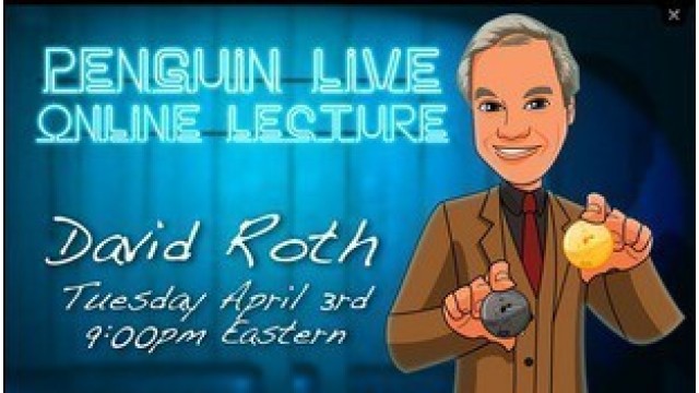 David Roth Penguin Live Online Lecture David Roth Penguin Live Online Lecture