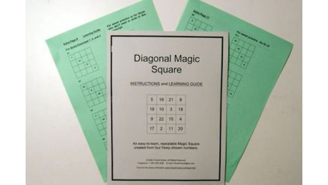 Diagonal Magic Square by Chuck Hickock Diagonal Magic Square by Chuck Hickock