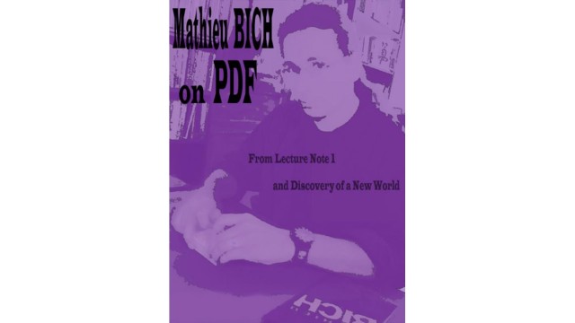 Lecture Notes by Mathieu Bich Lecture Notes by Mathieu Bich