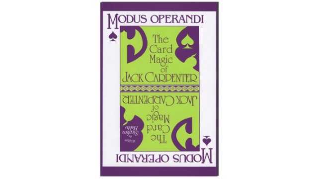 Modus Operandi Book by Jack Carpenter Modus Operandi Book by Jack Carpenter