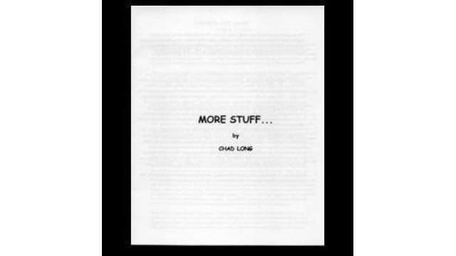 More Stuff by Chad Long More Stuff by Chad Long
