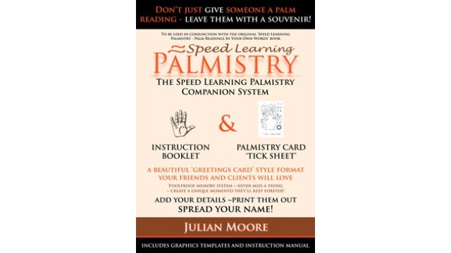 Palmistry Tick Sheet by Julian Moore Palmistry Tick Sheet by Julian Moore
