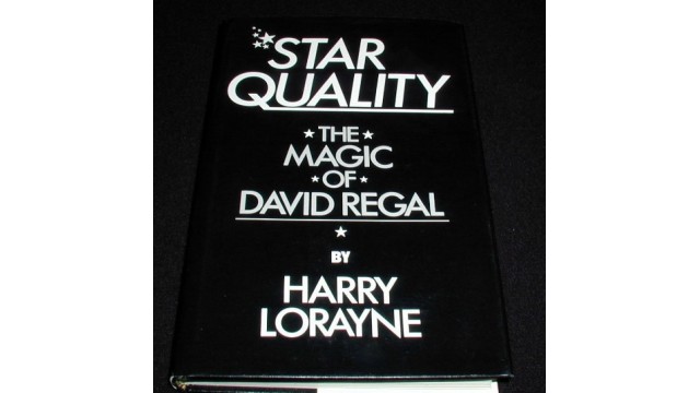 Star Quality The Magic Of David Regal by Harry Lorayne Star Quality The Magic Of David Regal by Harry Lorayne