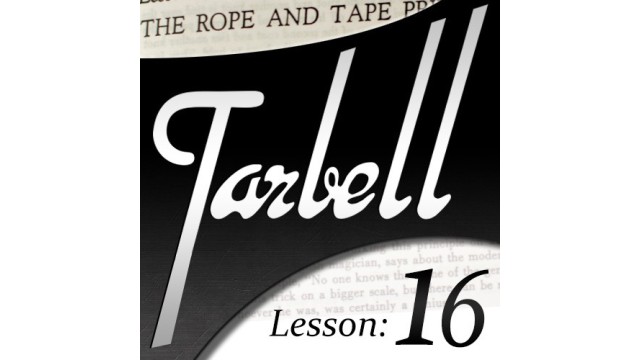 Tarbell 16 Rope And Tape by Dan Harlan Tarbell 16 Rope And Tape by Dan Harlan