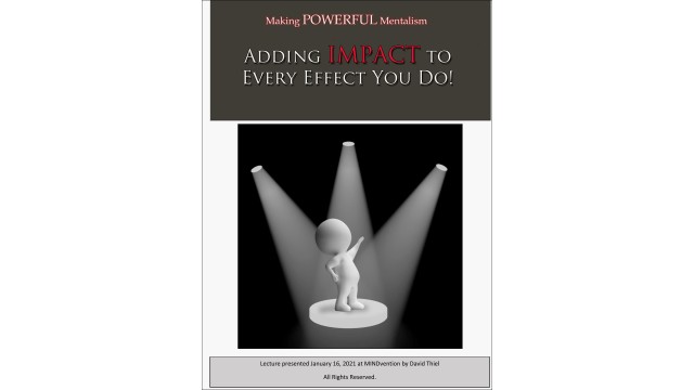 Adding Impact! by David Thiel Adding Impact! by David Thiel