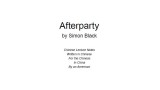 Afterparty - Chinese Lecture Notes by Simon Black Afterparty - Chinese Lecture Notes by Simon Black