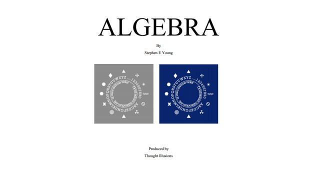 Algebra by Stephen Eric Young Algebra by Stephen Eric Young