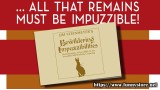 Bewildering Impuzzibilities by Jim Steinmeyer Bewildering Impuzzibilities by Jim Steinmeyer
