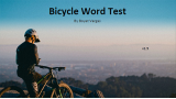Bicycle Word Test by Boyet Vargas Bicycle Word Test by Boyet Vargas