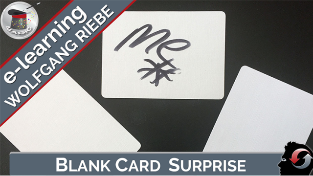 Blank Card Surprise by Wolfgang Riebe Blank Card Surprise by Wolfgang Riebe