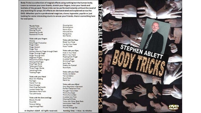 Body Tricks by Stephen Ablett Body Tricks by Stephen Ablett