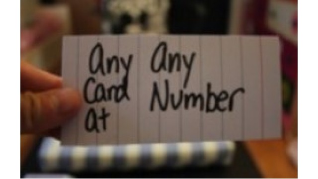 Card & Number by Creative Artists Card & Number by Creative Artists