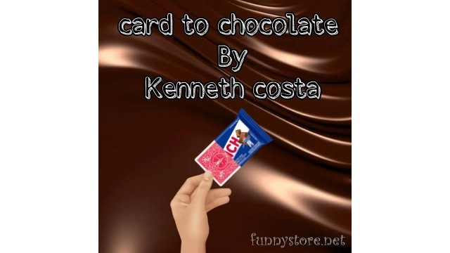 Card To Chocolate by Kenneth Costa Card To Chocolate by Kenneth Costa