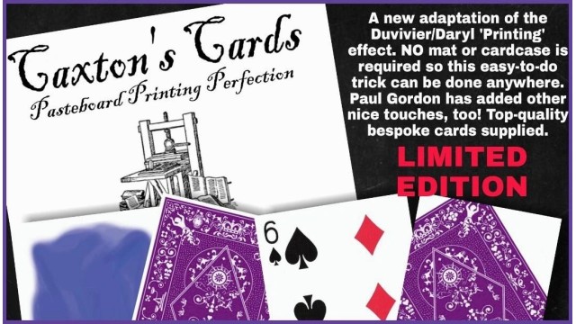 Caxton's Cards by Paul Gordon Caxtons Cards by Paul Gordon