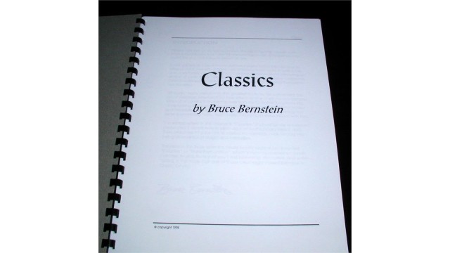 Classics by Bruce Bernstein Classics by Bruce Bernstein