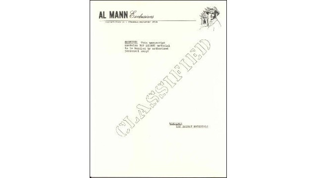 Classified by Al Mann Classified by Al Mann