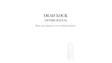 Dead Lock Owners Manual by Michael Murray Dead Lock Owners Manual by Michael Murray
