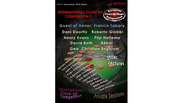 European Close-Up Magic Symposium: Close-Up Magic Symposium Volume 3 European Close-Up Magic Symposium: Close-Up Magic Symposium Volume 3