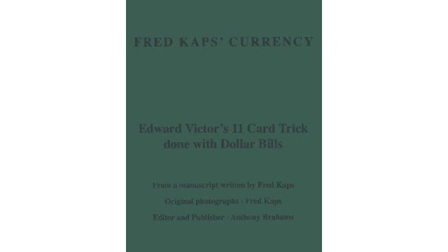Fred Kaps' Currency by Fred Kaps Fred Kaps Currency by Fred Kaps