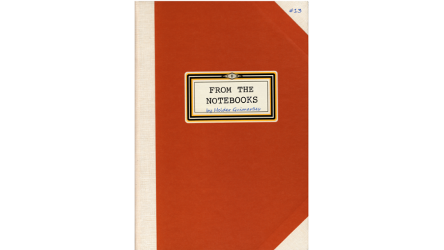 From the Notebooks by Helder Guimaraes #13 From the Notebooks by Helder Guimaraes #13