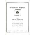Goldston'S Magical Quarterly Volume 1 (Jun 1934 by Will Goldston