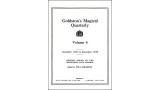 Goldston'S Magical Quarterly Volume 4 (Dec 1937 by Will Goldston Goldston'S Magical Quarterly Volume 4 (Dec 1937 by Will Goldston