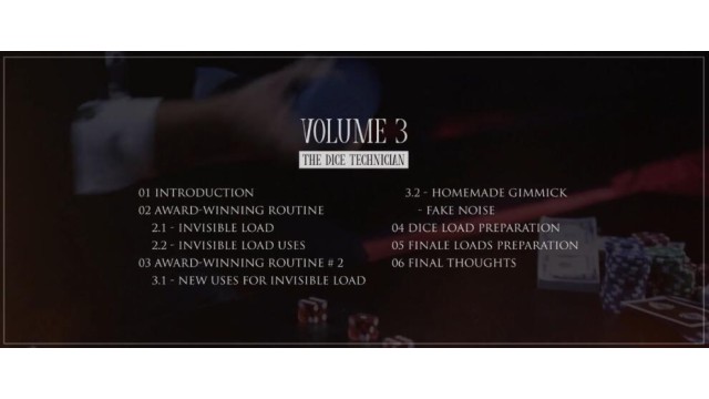 How To Dice Cheat Vol 3 by Zonte Magic tricks How To Dice Cheat Vol 3 by Zonte Magic tricks