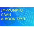Impromptu Caan And Book Test by Sujat Mukherjee
