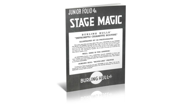 Impromptu Cigarette Routine (1950 Ca) by Burling Hull Impromptu Cigarette Routine (1950 Ca) by Burling Hull