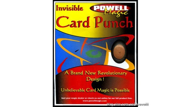 Invisible Card Punch by David Powell Invisible Card Punch by David Powell