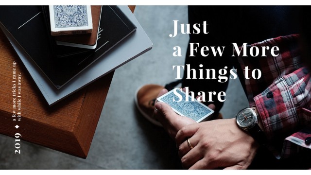 Just A Few More Things To Share by Edo Huang Just A Few More Things To Share by Edo Huang