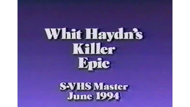 Killer Epic by Whit Haydn Killer Epic by Whit Haydn