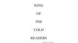King Of The Cold Readers by Bascom Jones King Of The Cold Readers by Bascom Jones