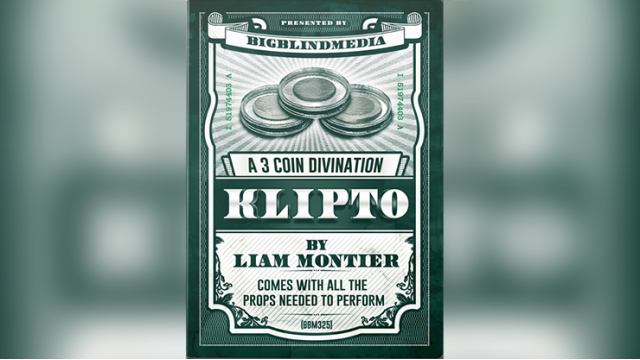 Klipto - A 3 Coin Divination by Liam Montier Klipto - A 3 Coin Divination by Liam Montier