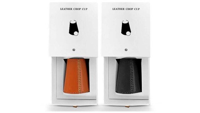 Leather Chop Cup With Balls by Tcc Leather Chop Cup With Balls by Tcc