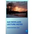 Lecture Notes 2018 Mindvention by Ian Rowland