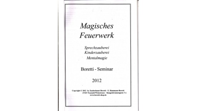 Magisches Feuerwerk by Boretti Magisches Feuerwerk by Boretti