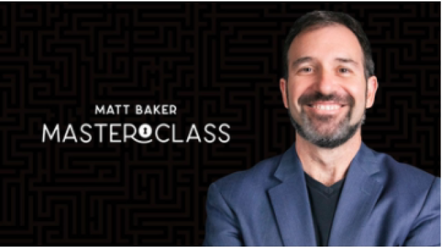 Masterclass Live lecture by Matt Baker Week 3 (Video) Masterclass Live lecture by Matt Baker Week 3 (Video)