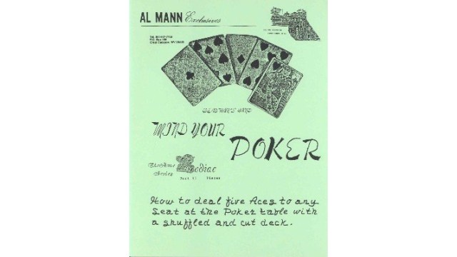 Mind Your Poker by Al Mann Mind Your Poker by Al Mann
