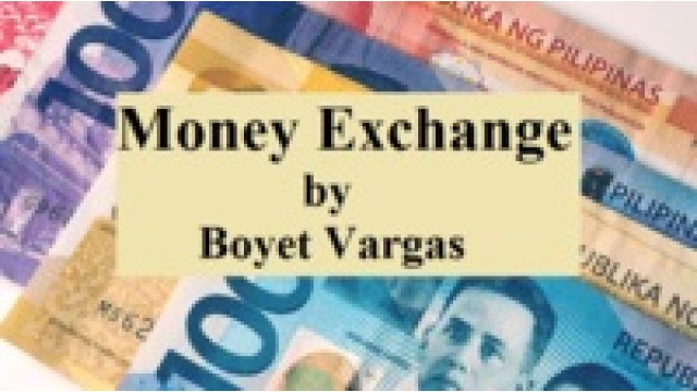 Money Exchange by Boyet Varga Money Exchange by Boyet Varga