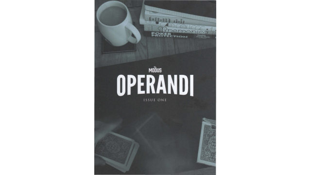 Operandi Issue One by Joseph Barry Operandi Issue One by Joseph Barry