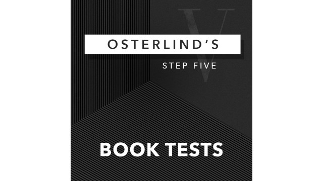Osterlind's 13 Steps. Volume 5: Book Tests by Richard Osterlind Osterlinds 13 Steps. Volume 5: Book Tests by Richard Osterlind