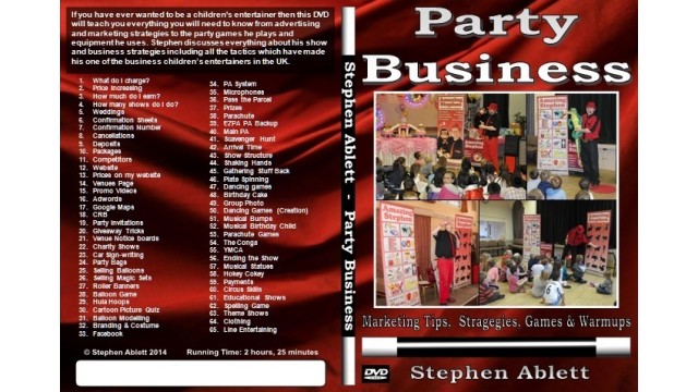 Party Business by Stephen Ablett Party Business by Stephen Ablett