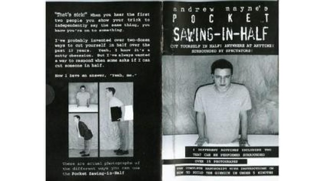 Pocket Sawing In Half by Andrew Mayne Pocket Sawing In Half by Andrew Mayne