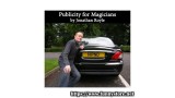 Publicity For Magicians by Jonathan Royle Publicity For Magicians by Jonathan Royle