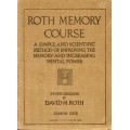 Roth Memory Course by David M. Roth